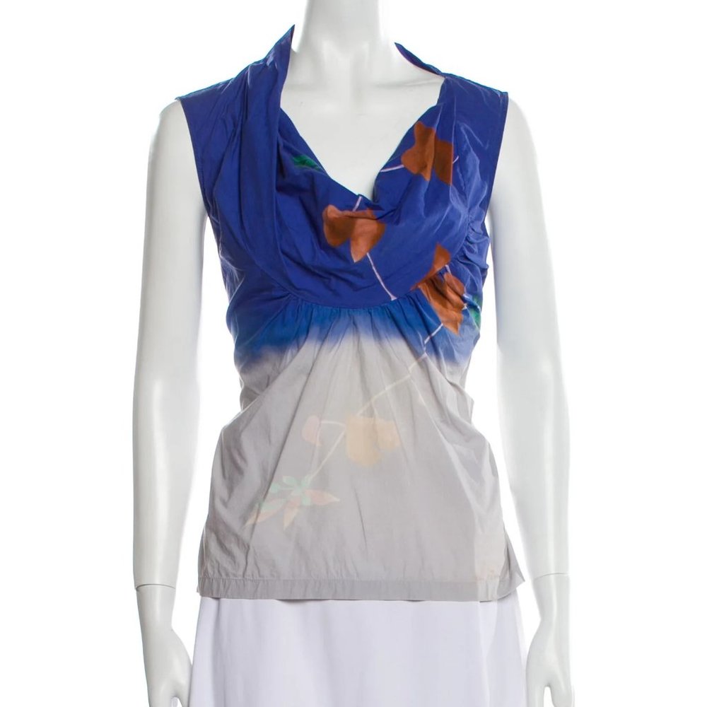 Dries Van Noten Blue Top 36